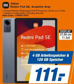 expert Techno Land Redmi Tablet Pad SE, Graphite Gray Angebot