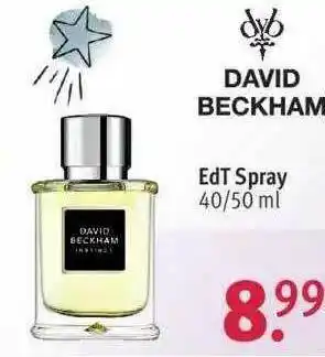 Rossmann David Beckham Edt Spray Angebot