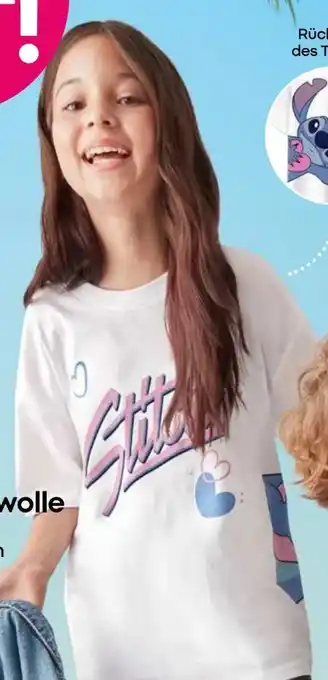 PEPCO Lilo & Stitch Mädchen T-Shirt Angebot