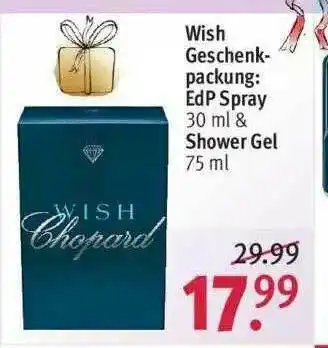 Rossmann Wish Geschenkpackung: Edp Spray Oder Shower Gel Angebot