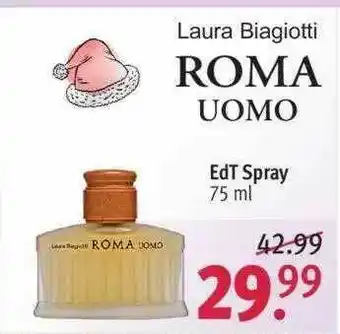 Rossmann Laura Biagiotti Roma Uomo Edt Spray Angebot