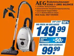 expert Techno Land AEG Bodenstaubsauger VX82-1-2MG SILENCE Angebot