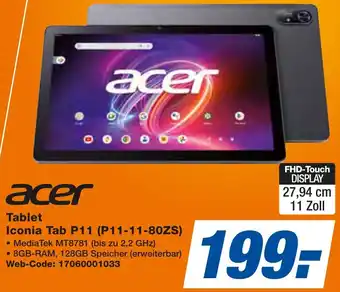 expert Techno Land acer Tablet Iconia Tab P11 (P11-11-80ZS) Angebot
