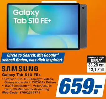 expert Techno Land SAMSUNG Galaxy Tab S10 FE+ Angebot
