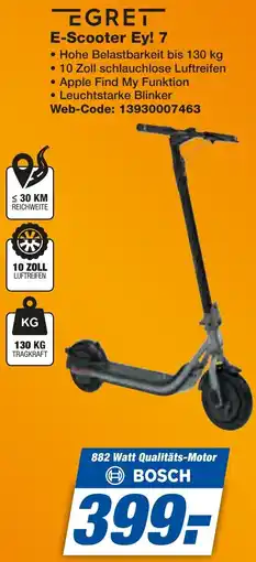 expert Techno Land EGRET E-Scooter Ey! 7 Angebot