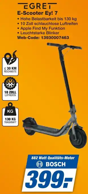 expert Techno Land EGRET E-Scooter Ey! 7 Angebot