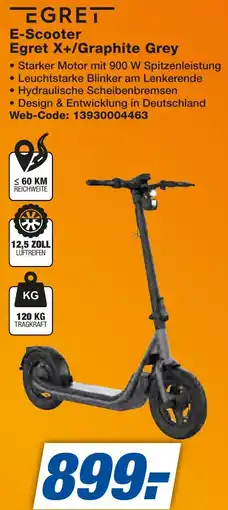 expert Techno Land EGRET E-Scooter Egret X+/Graphite Grey Angebot