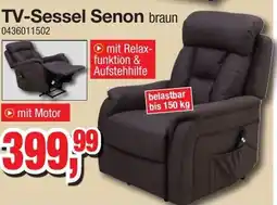 Möbelfundgrube TV-Sessel Senon braun Angebot