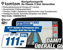 expert Techno Land tomtom Navigationsgerät Go Classic 5 2nd. Generation Angebot