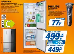 expert Techno Land Hisense Kühl-Gefrierkombination RB390N4BCC oder RB390N4BFC Angebot