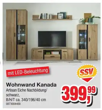 Möbelfundgrube Wohnwand Kanada Angebot