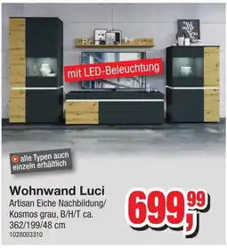 Möbelfundgrube Wohnwand Luci Angebot