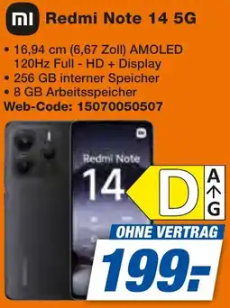 expert Techno Land Redmi Note 14 5G Angebot