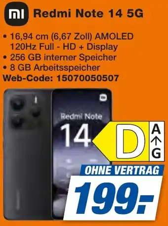 expert Techno Land Redmi Note 14 5G Angebot