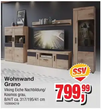 Möbelfundgrube Wohnwand Grano Angebot