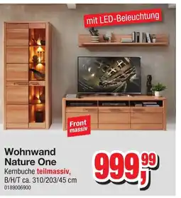 Möbelfundgrube Wohnwand Nature One Angebot
