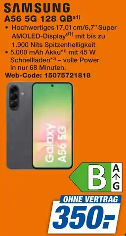 expert Techno Land SAMSUNG A56 5G 128 GB Angebot