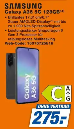 expert Techno Land SAMSUNG Galaxy A36 5G 128GB Angebot
