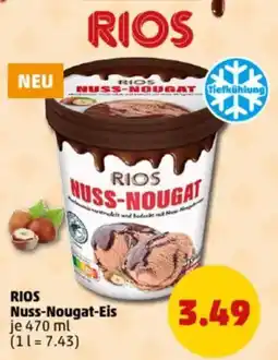 PENNY RIOS Nuss-Nougat-Eis Angebot