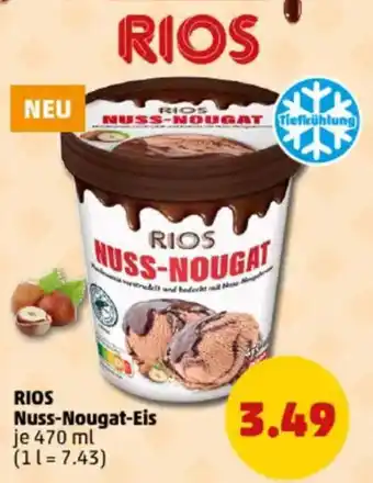 PENNY RIOS Nuss-Nougat-Eis Angebot