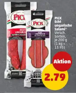 PENNY PICK Echt ungarische Salami Angebot