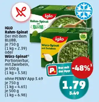 PENNY IGLO Rahm-Spinat oder Würz-Spinat Angebot