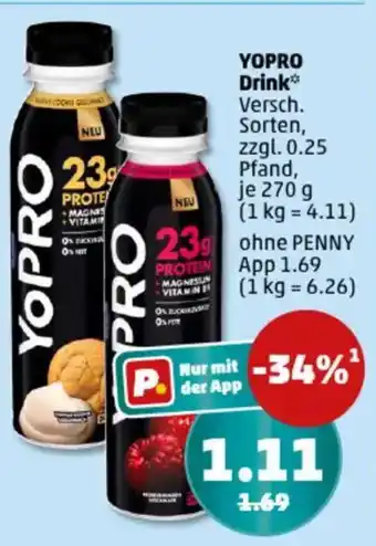 PENNY YOPRO Drink Angebot