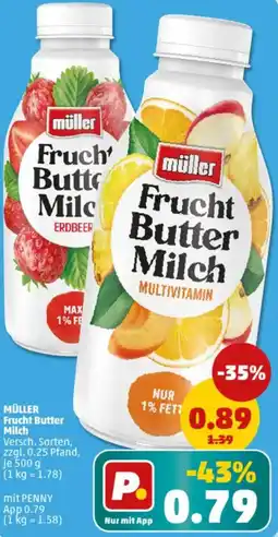PENNY MÜLLER Frucht Butter Milch Angebot