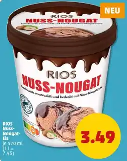 PENNY RIOS Nuss- Nougat- Eis Angebot