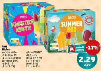 PENNY RIOS Stieleis Angebot