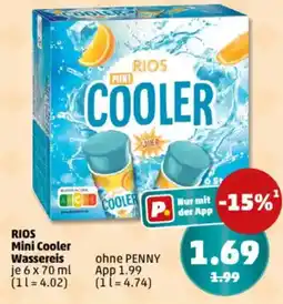 PENNY RIOS Mini Cooler Wassereis Angebot