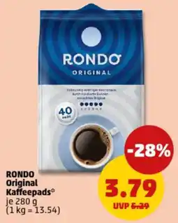 PENNY RONDO Original Kaffeepads Angebot
