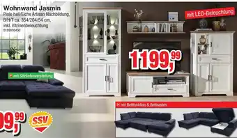 Möbelfundgrube Wohnwand Jasmin Angebot