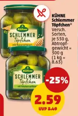 PENNY KÜHNE Schlemmer Töpfchen Angebot