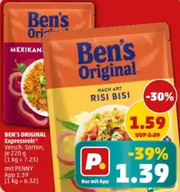 PENNY BEN'S ORIGINAL Expressreis Angebot