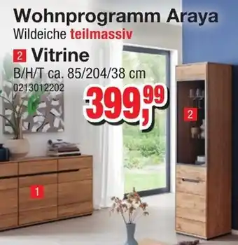 Möbelfundgrube Wohnprogramm Araya Vitrine Angebot