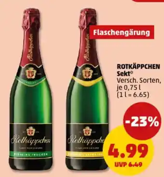 PENNY ROTKÄPPCHEN Sekt Angebot