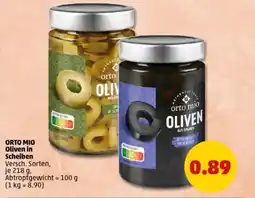PENNY ORTO MIO Oliven in Scheiben Angebot