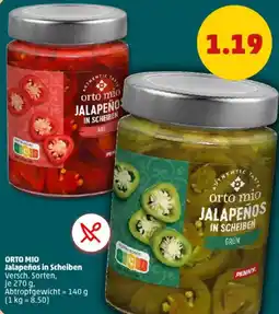 PENNY ORTO MIO Jalapeños in Scheiben Angebot