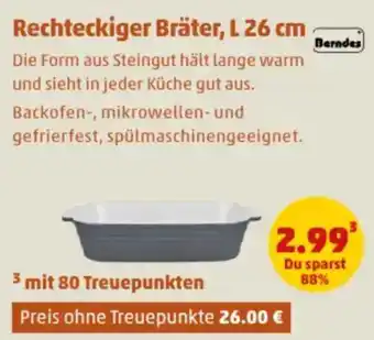 PENNY Rechteckiger Bräter, L 26 cm Angebot