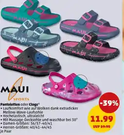 PENNY MAUI Pantoletten oder Clogs Angebot