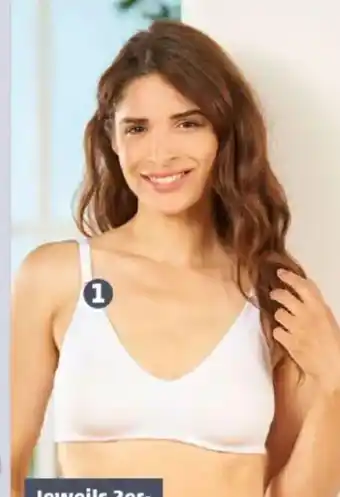PENNY savarie BHs ohne Bügel 2er packung Baumwoll Angebot