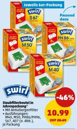PENNY swirl Staubfilterbeutel in Jahrespackung Angebot