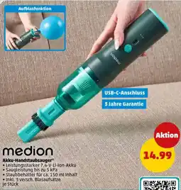 PENNY medion Akku-Handstaubsauger Angebot