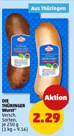 PENNY DIE THÜRINGER Wurst Angebot
