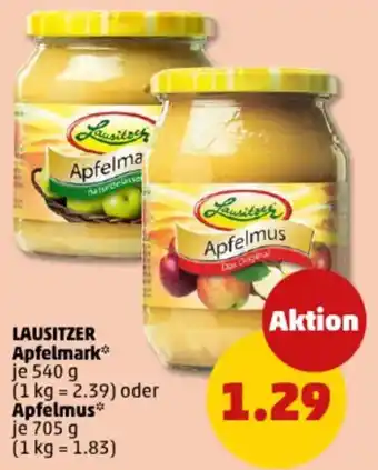 PENNY LAUSITZER Apfelmark oder Apfelmus Angebot