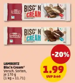 PENNY LAMBERTZ Bisc'n Cream Angebot