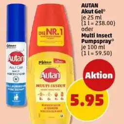PENNY AUTAN Akut Gel oder Multi Insect Pumpspray Angebot