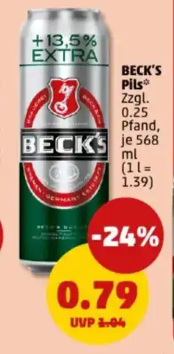 PENNY BECK'S Pils Angebot