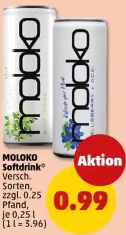 PENNY MOLOKO Softdrink Angebot